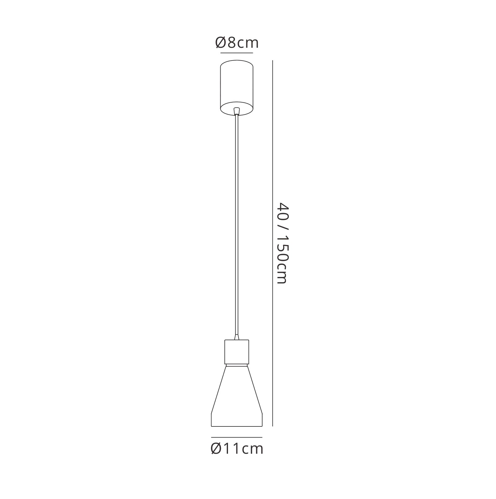 Kos E27 Ceiling Lights Mantra Fusion Single Pendant